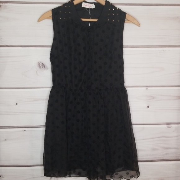 Dahlia Dresses & Skirts - Dahlia Studded Collar Sleeveless Dress Size S